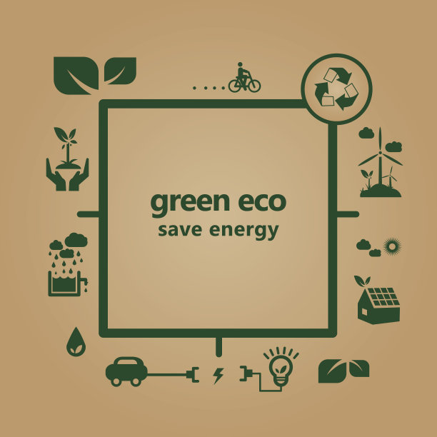 绿色能源和循环概念插图图片下载