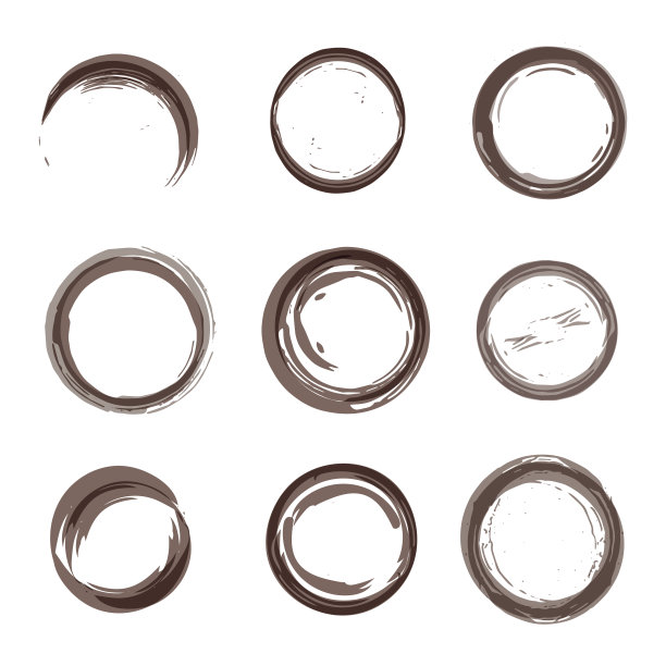 手绘咖啡渍图片下载