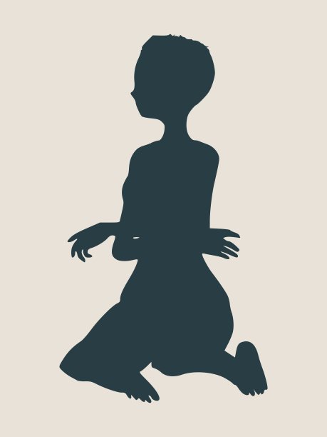 女性的剪影图片下载