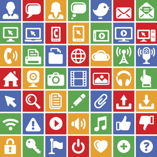 现代科技互联网社会通讯在黑板上图片下载