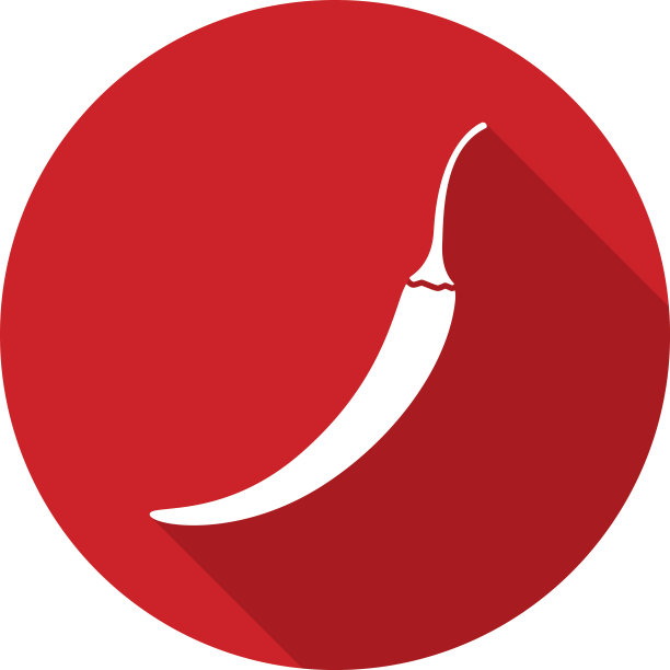 辣椒图标剪影图片下载