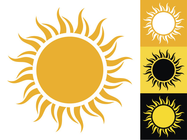 太阳矢量图素材ID：307369356