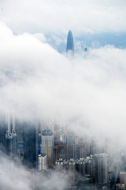 中国深圳的摩天大楼素材图片