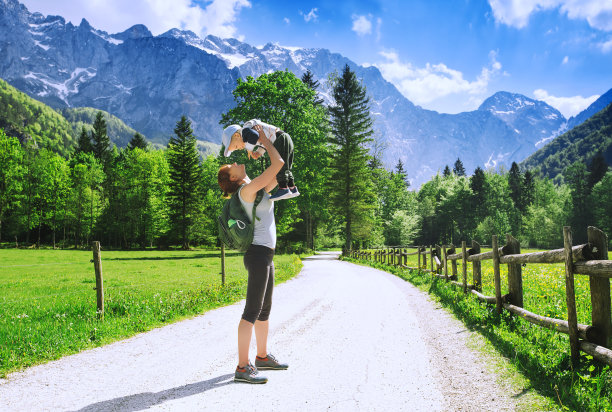 洛加尔谷或洛加尔斯卡dolina，斯洛文尼亚，欧洲。图片下载