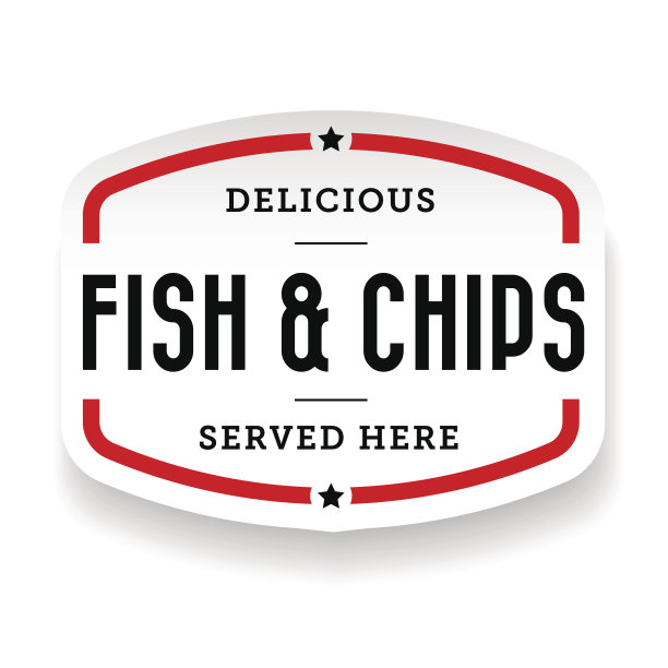 炸鱼薯条老式邮票图片下载