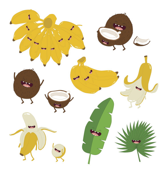 自行车上的水果图案图片下载