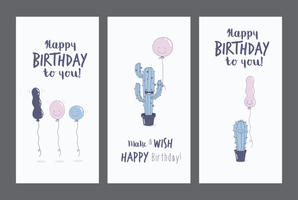 10号蜡烛矢量生日贺卡。气球,cacke,动物图片下载