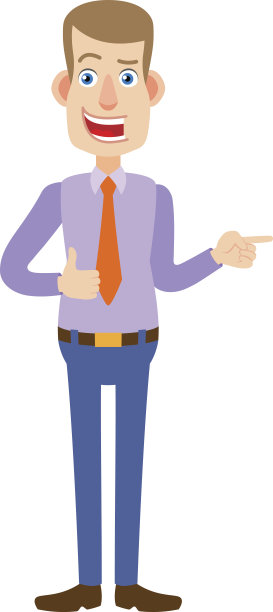 商人竖起大拇指，指着旁边的东西图片下载