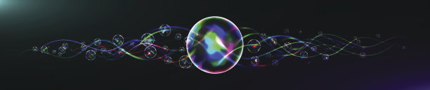 带有爆炸和许多发光粒子的能量闪电图片下载