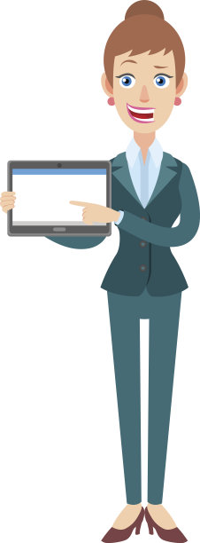 女商人使用平板电脑图片下载