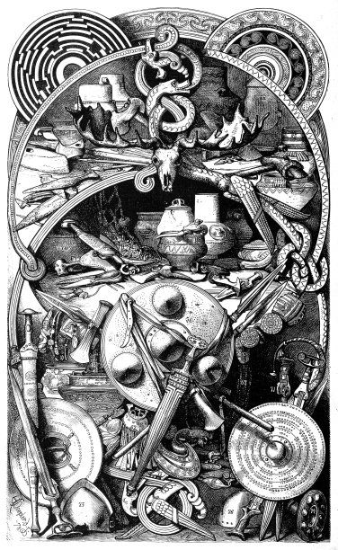 挪威石器时代和青铜器时代文化的象征图片下载