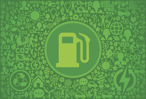 气泵环境绿色矢量图标模式图片下载