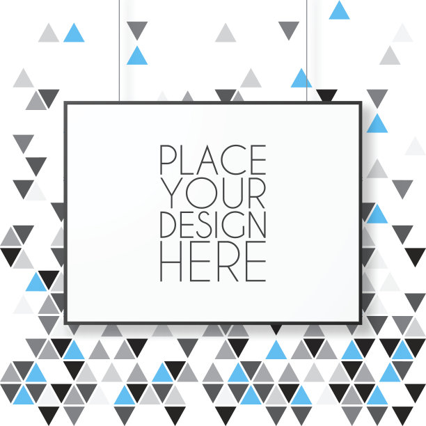 抽象几何背景边框。图片下载