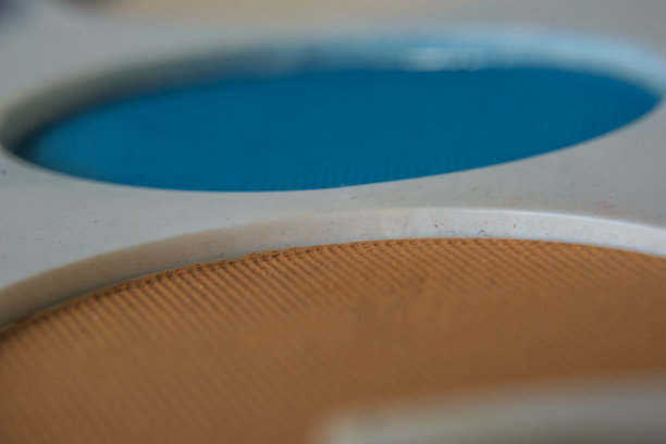 特写压紧，专业的眼影。抗过敏，适合所有肤质。聚焦深度浅。时尚与美丽的概念。图片下载