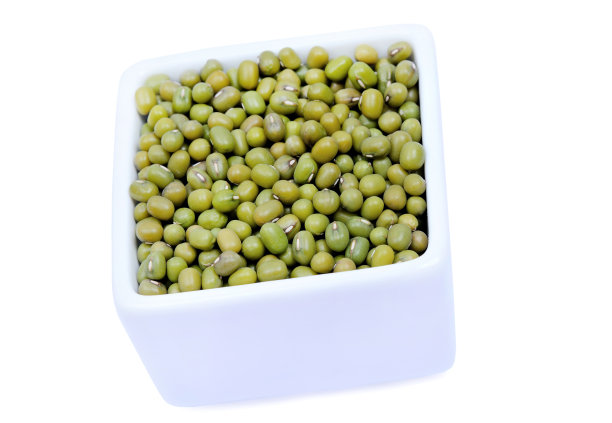 白底绿豆碗图片下载