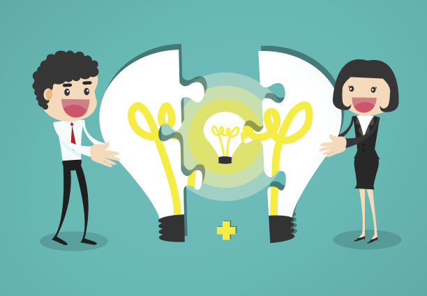 完成的想法。业务矢量插图。图片下载