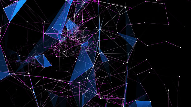 科技线条：科学技术与团队合作的未来素材图片