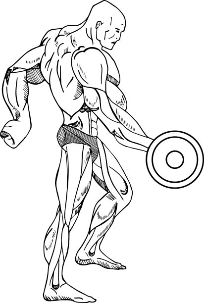 复古健身房标签矢量元素图片下载