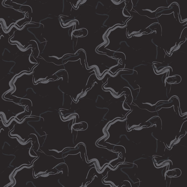 大理石石黑色粉碎矢量无缝纹理图片下载