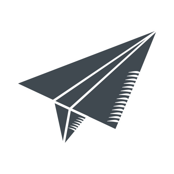 黑色的纸飞机图片下载