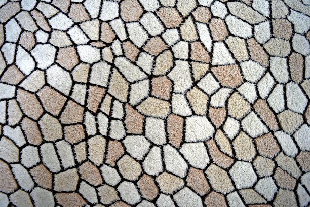 颜色block-shaped地毯图片下载