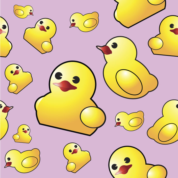 黄鸭矢量设计形象图片下载