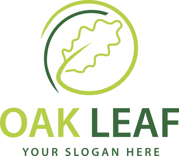 橡树叶子图标图片下载