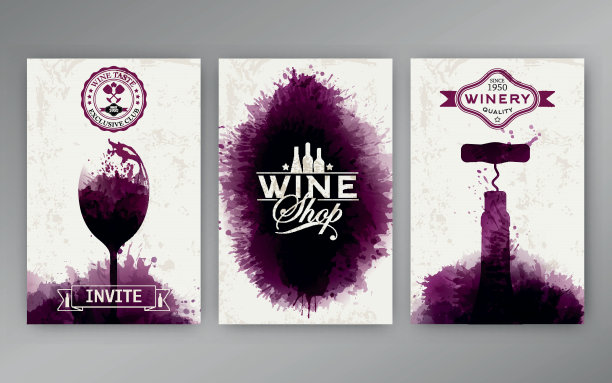 设计模板背景酒渍图片下载