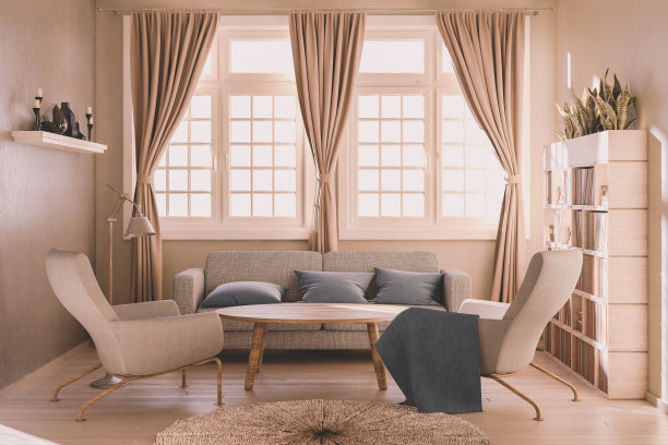 窗帘图片素材ID：307496022