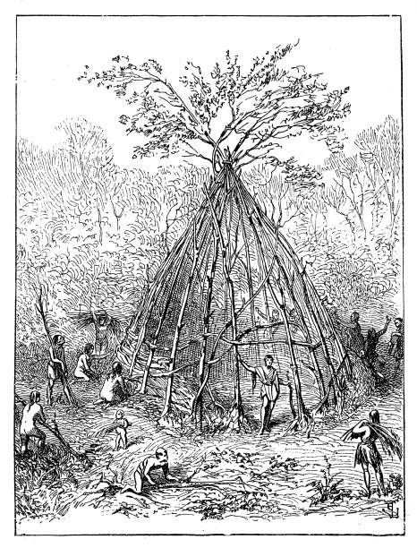 原始的小屋图片下载