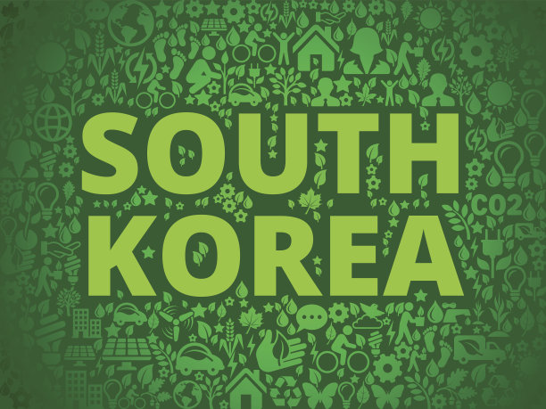 韩国环境保护矢量图标模式图片下载