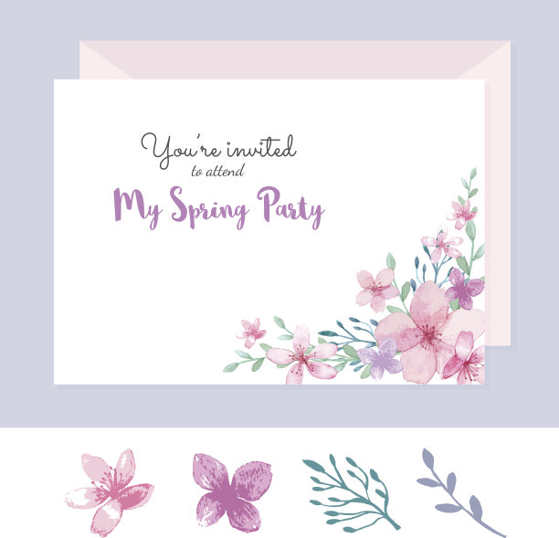 婚礼邀请卡图片下载