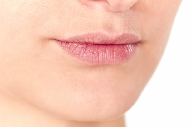 没有化妆的女性化的脸素材图片