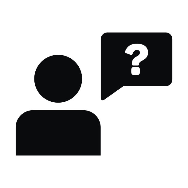 带问号符号的人图标向量象形文字符号图片下载