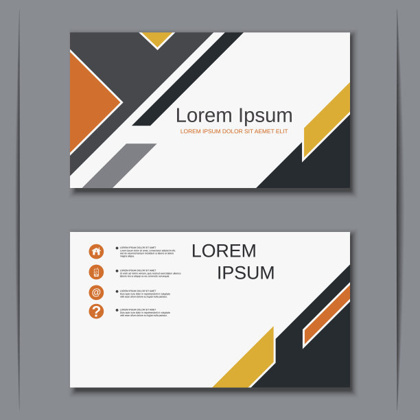 商务拜访卡矢量模板图片下载