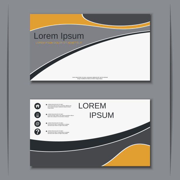 商务拜访卡矢量模板图片下载