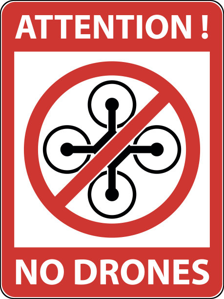没有无人机，多机禁止标志。向量。图片下载