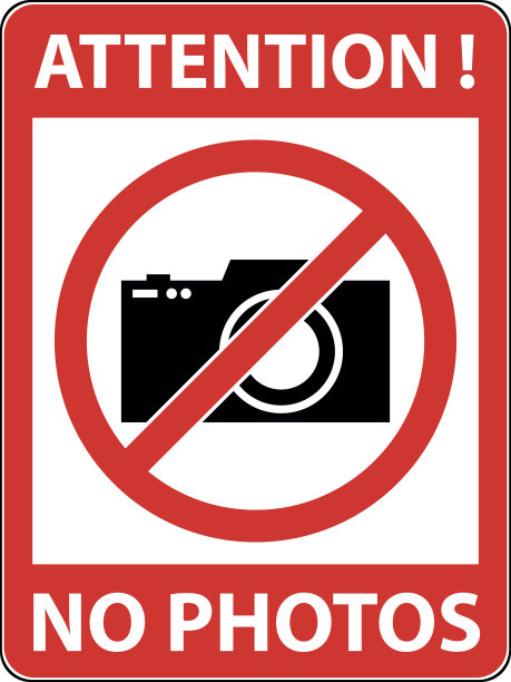 请勿摄影，相机禁止标志。向量。图片下载