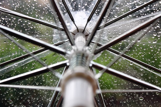 雨点落在伞上图片下载