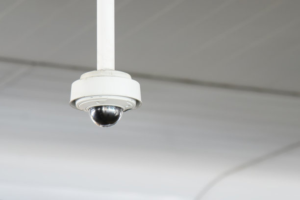 闭路电视摄像系统安全模糊背景图片下载