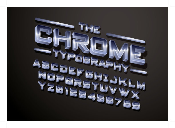 金属字母图片下载