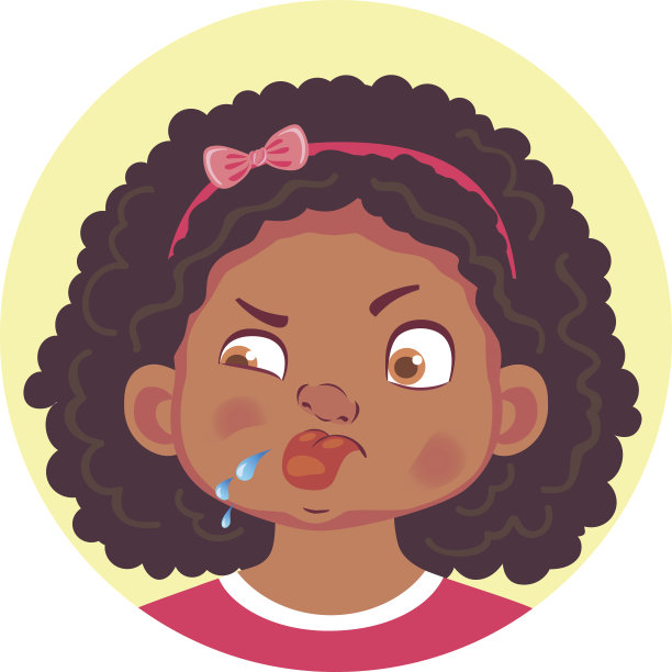 这是一组非洲女孩的情感图片下载