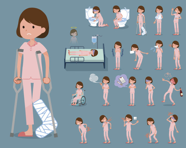 扁平型病人女性病图片下载