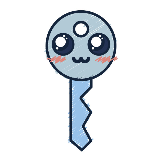 可爱温柔钥匙安全图片下载