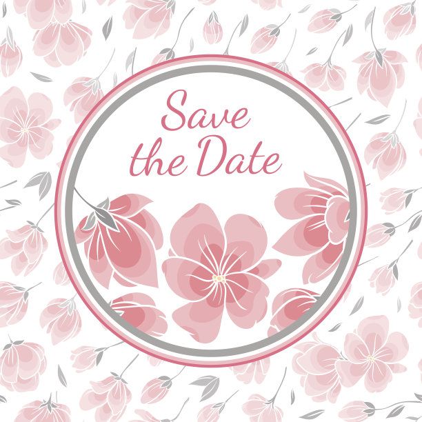 模板贺卡与矢量图片的樱花图片下载