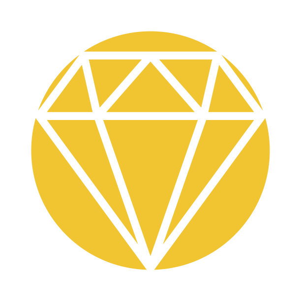 钻石图形孤立图标图片下载