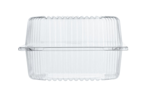 食品用塑料容器。孤立在白色的。图片下载