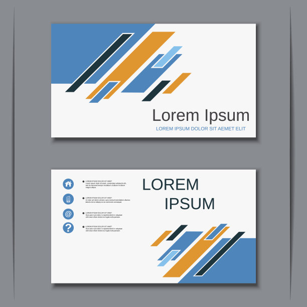 商务拜访卡矢量模板图片下载