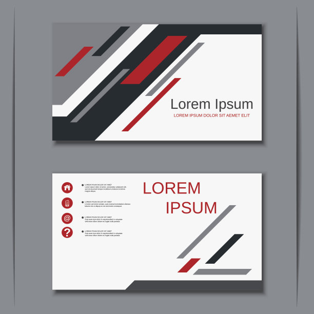 商务拜访卡矢量模板图片下载