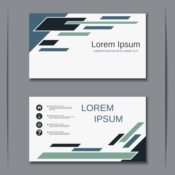 商务拜访卡矢量模板图片下载